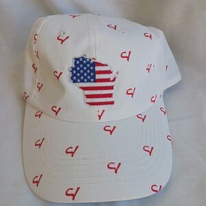 Imperial Headwear Golf Hat Wisconsin USA Logo